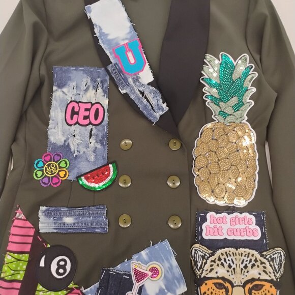 Junk Blazer - JR size 15/16 Ladies size 10 - Picture 4 of 4